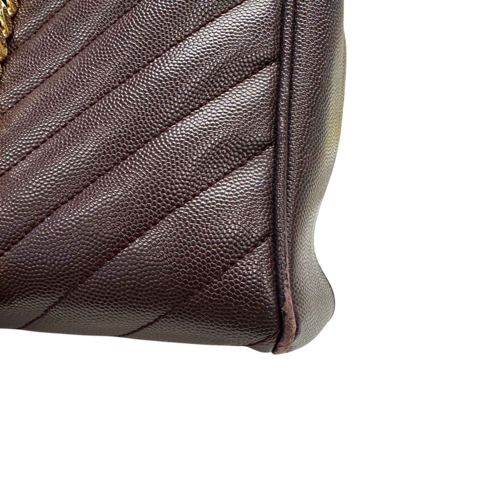 Women's Matelasse Cassandre Shopper Tote Handbag Burgundy - Photo 13