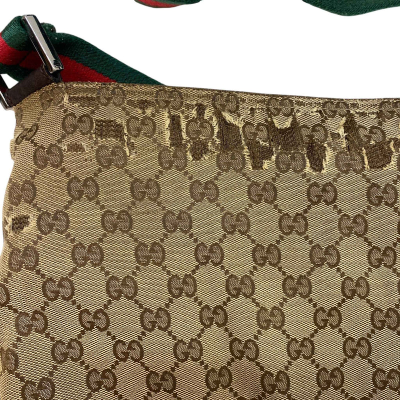 Men's GG Supreme Messenger Bag Beige