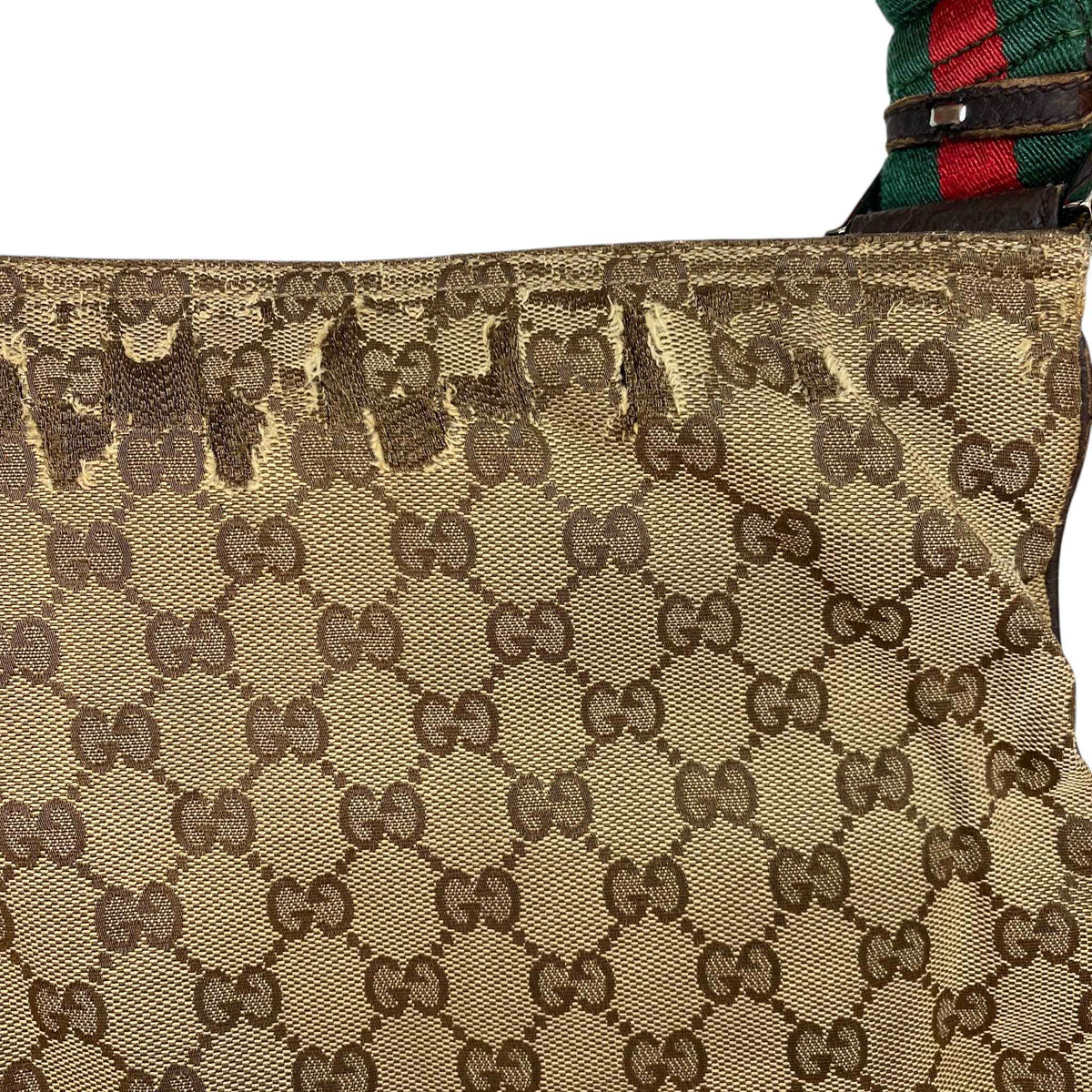 Men's GG Supreme Messenger Bag Beige - Photo 14