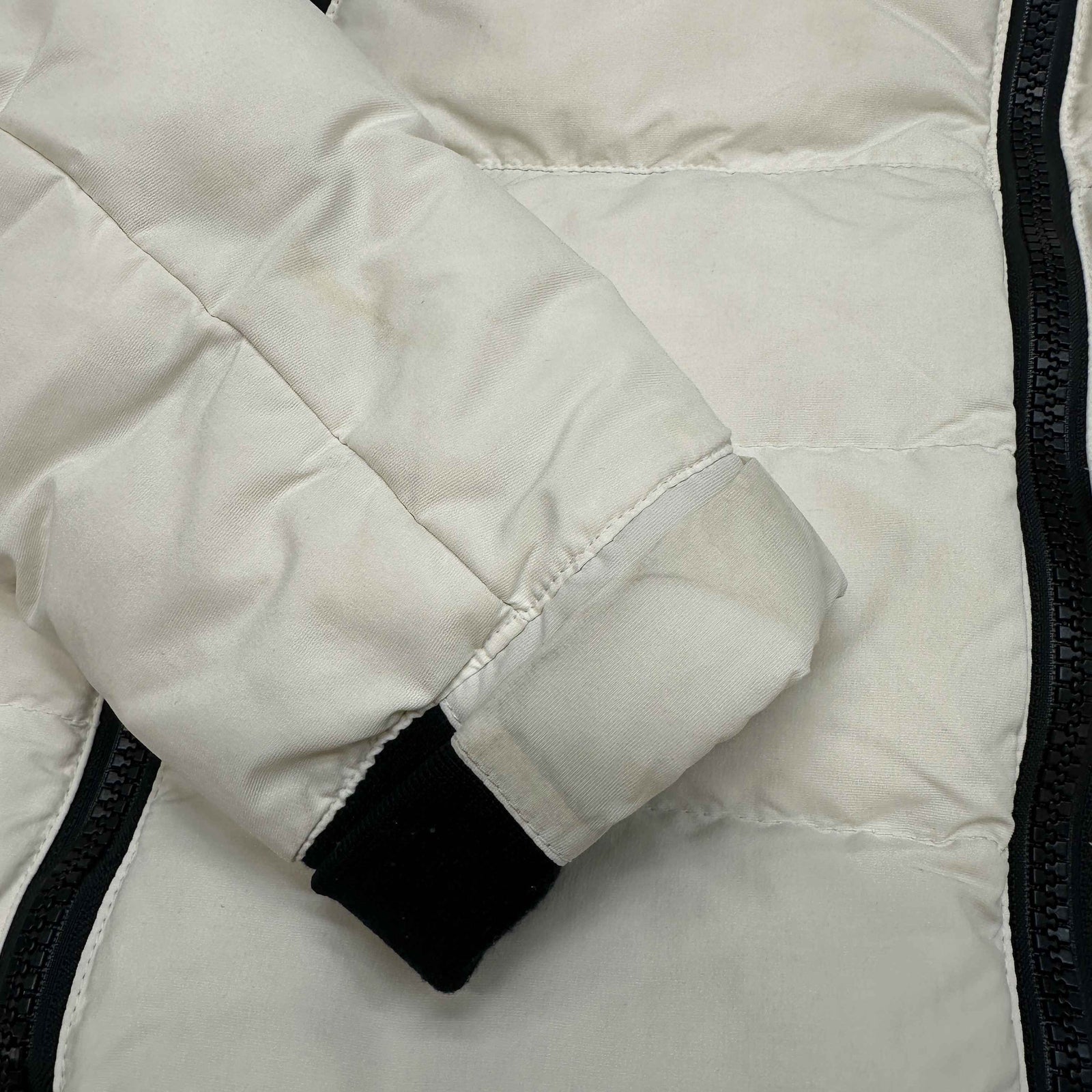 Men's Hybridge Base Down Jacket White Size L - Photo 10