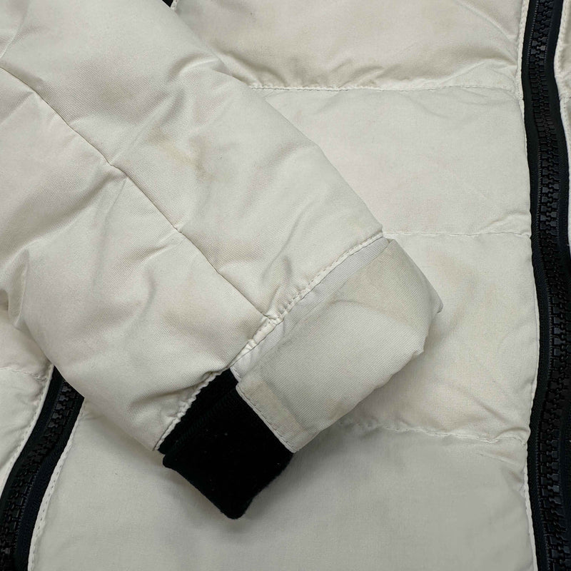 Men's Hybridge Base Down Jacket White Size L