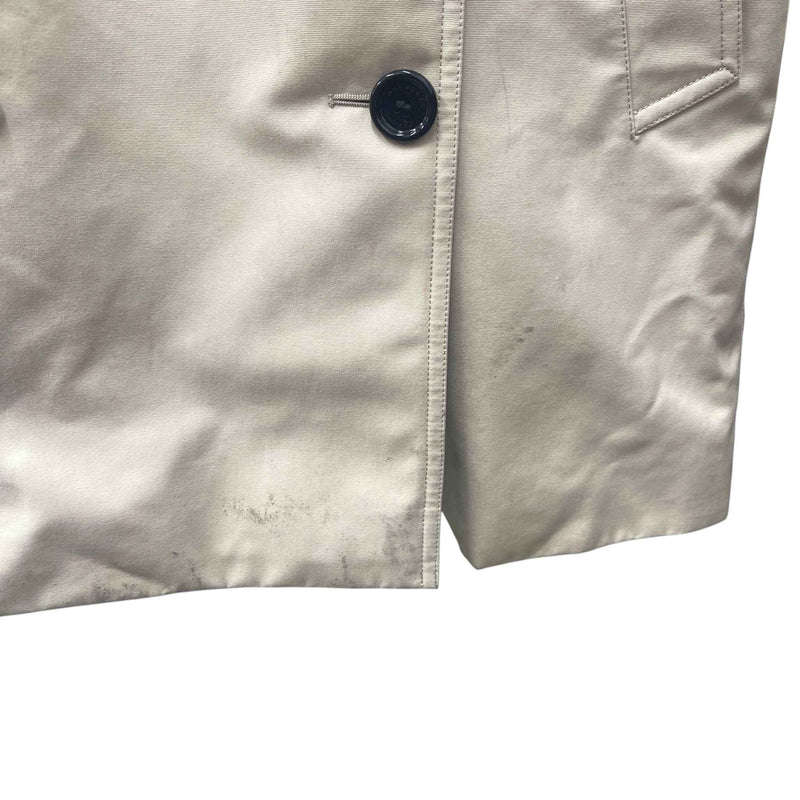 Women's Double Breasted Trench Jacket Beige Size L / UK 12