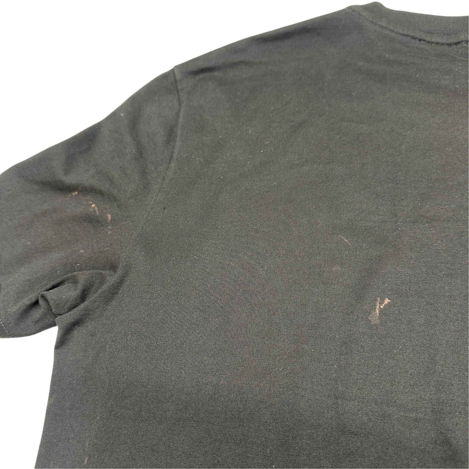 Men's Logo Print T-Shirt Black Size L - Photo 9