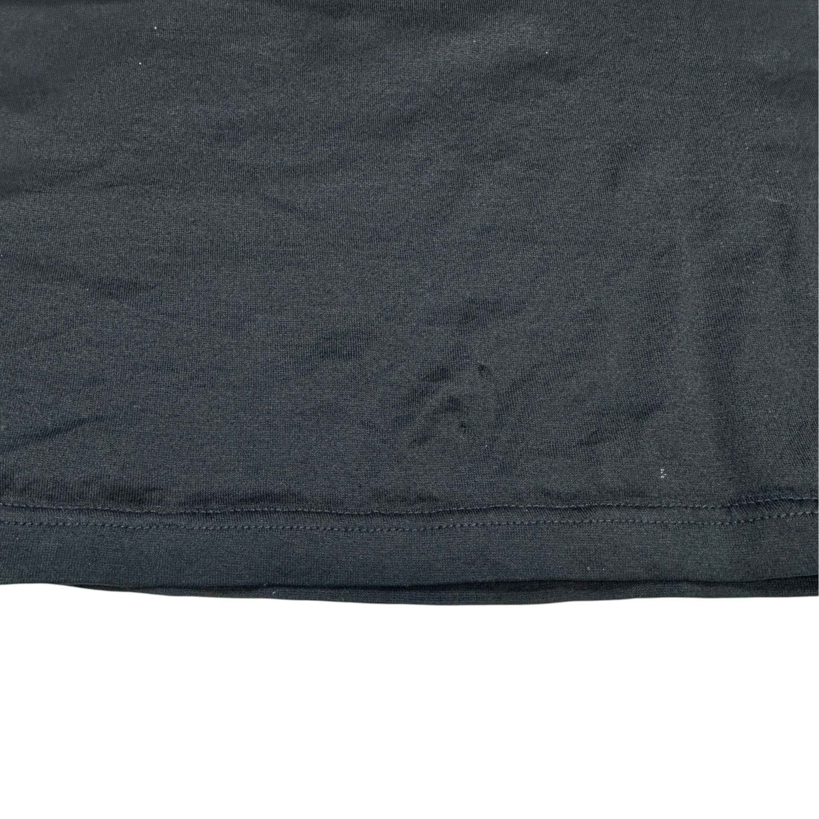 Men's Beaded Logo Short Sleeve Shirt Black Size L - Photo 8