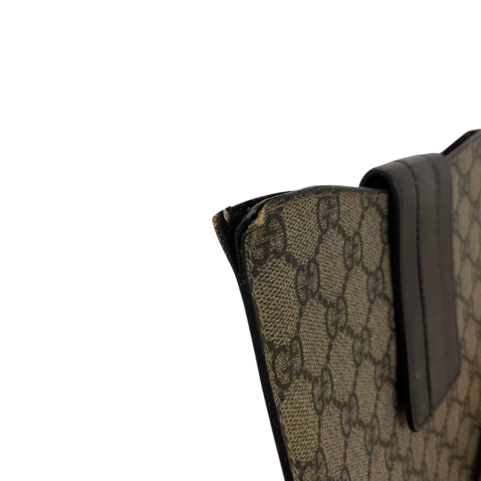 Women's GG Supreme Ipad Phone Case Beige - Photo 7