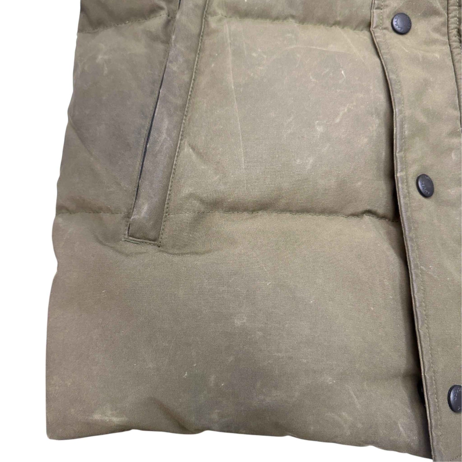 Men's Wyndham Parka Fur Jacket Khaki Size M - Photo 9