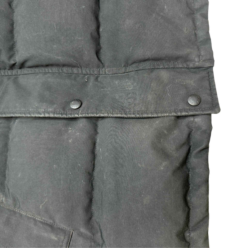 Men's Wyndham Parka Fur Down Jacket Black Size M