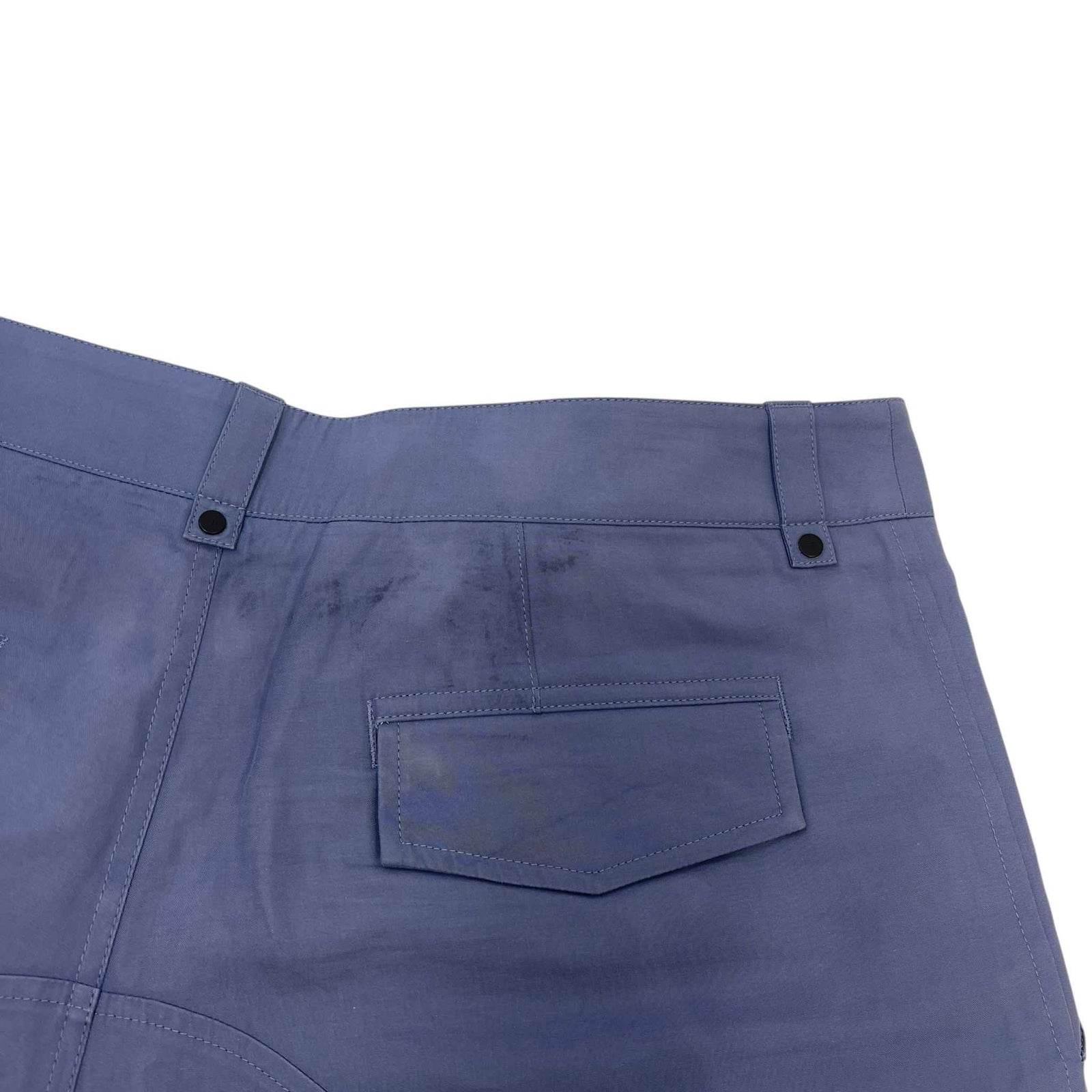 Men's Buckle Cargo Shorts Blue Size L / W34 - Photo 10