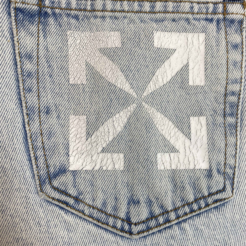 Men's Arrow Logo Jeans Blue Size M / W32