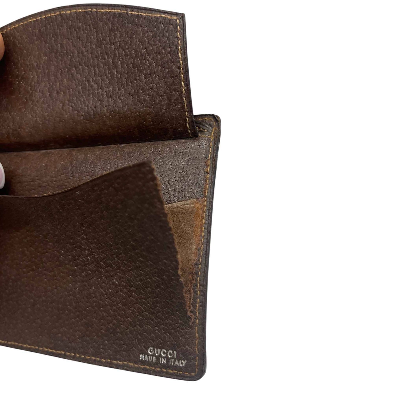 Men's GG Canvas Bifold Wallet Brown - Photo 13