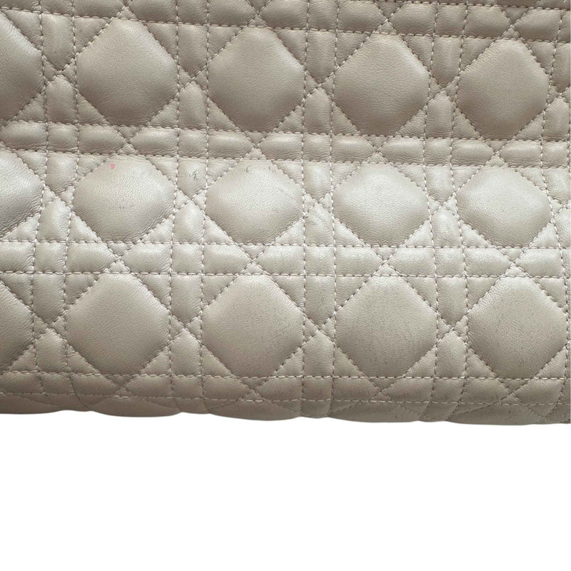 Women's Cannage Quilted Medium Shopping Tote Bag Pink