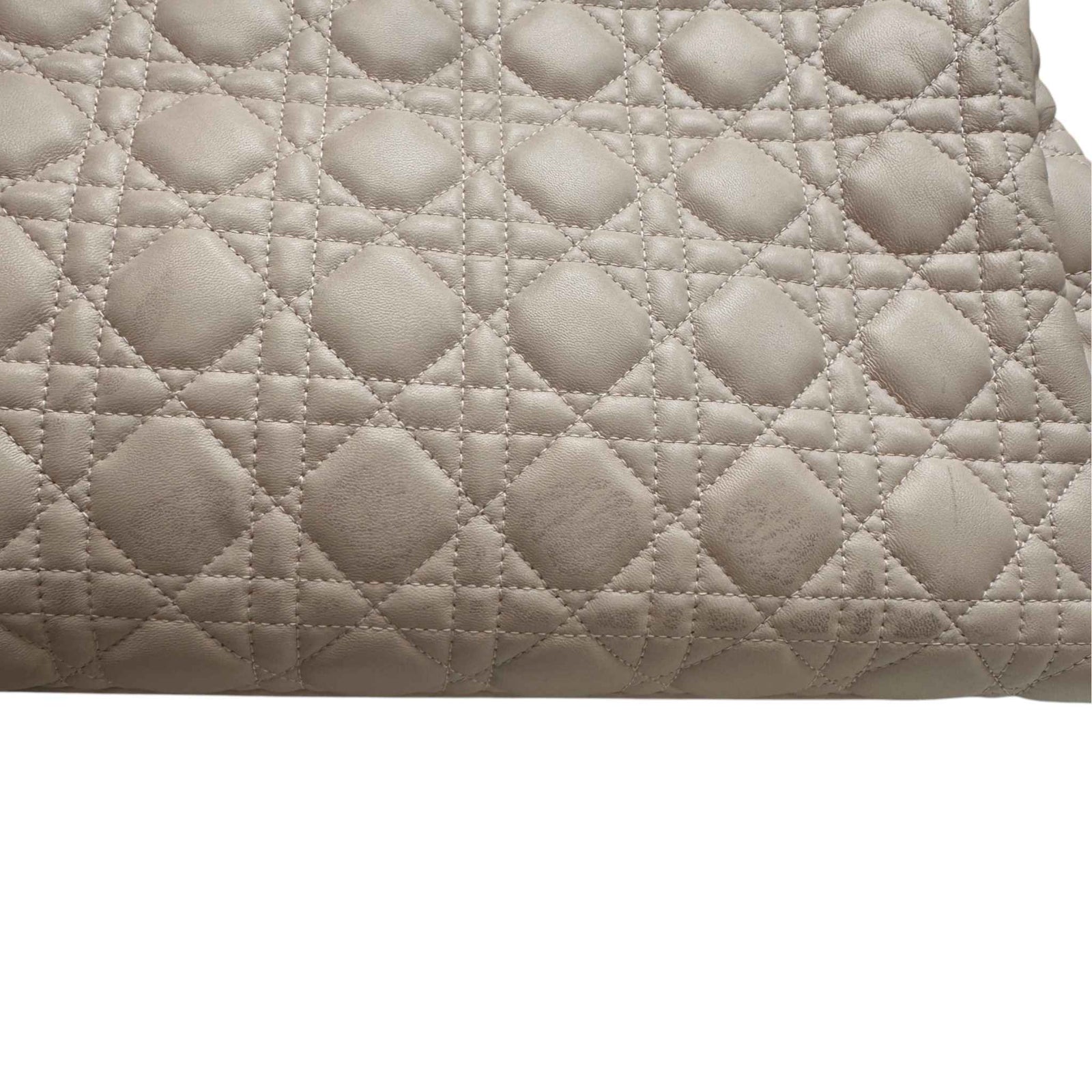 Women's Cannage Quilted Medium Shopping Tote Bag Pink - Photo 18