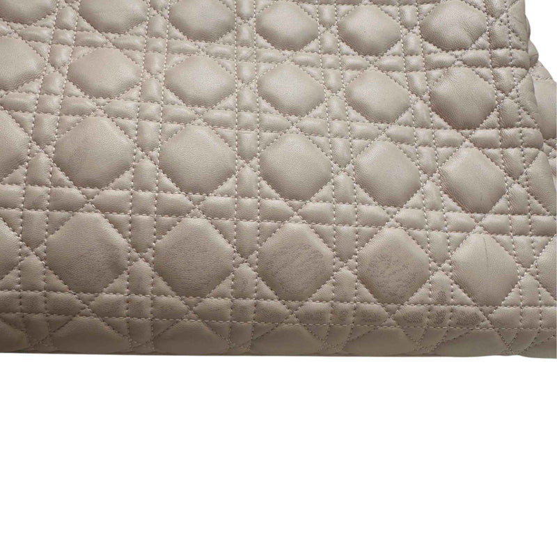 Women's Cannage Quilted Medium Shopping Tote Bag Pink