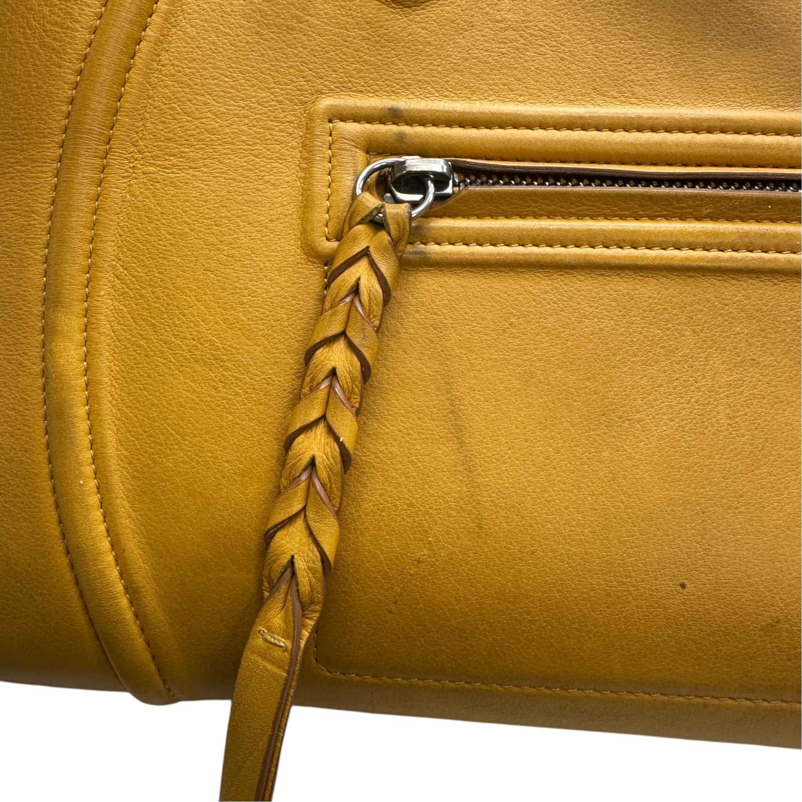 Women's Mini Luggage Tote Bag Orange - Photo 11