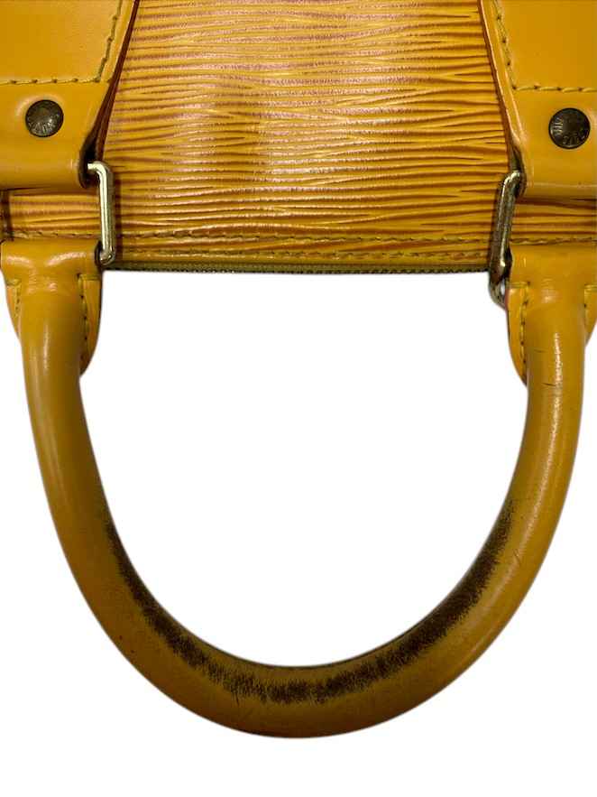 Women's Epi Leather Alma PM Handbag Yellow