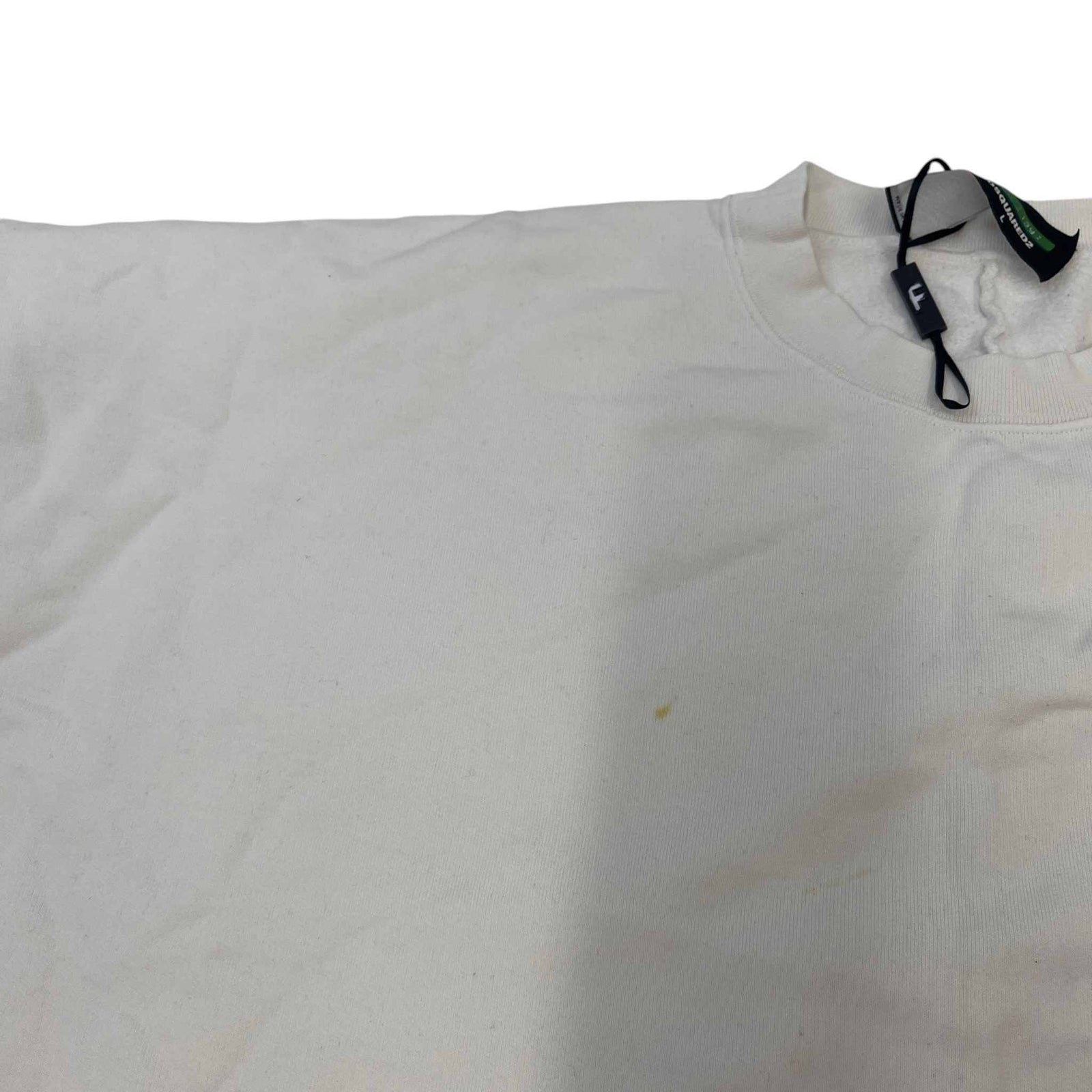 Men's Photo Print Sweatshirt White Size L - Photo 11