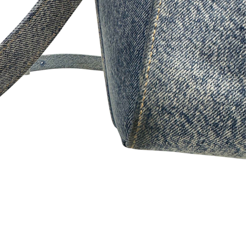 Women's Antigona Lock Mini Boyfriend denim Bag Blue