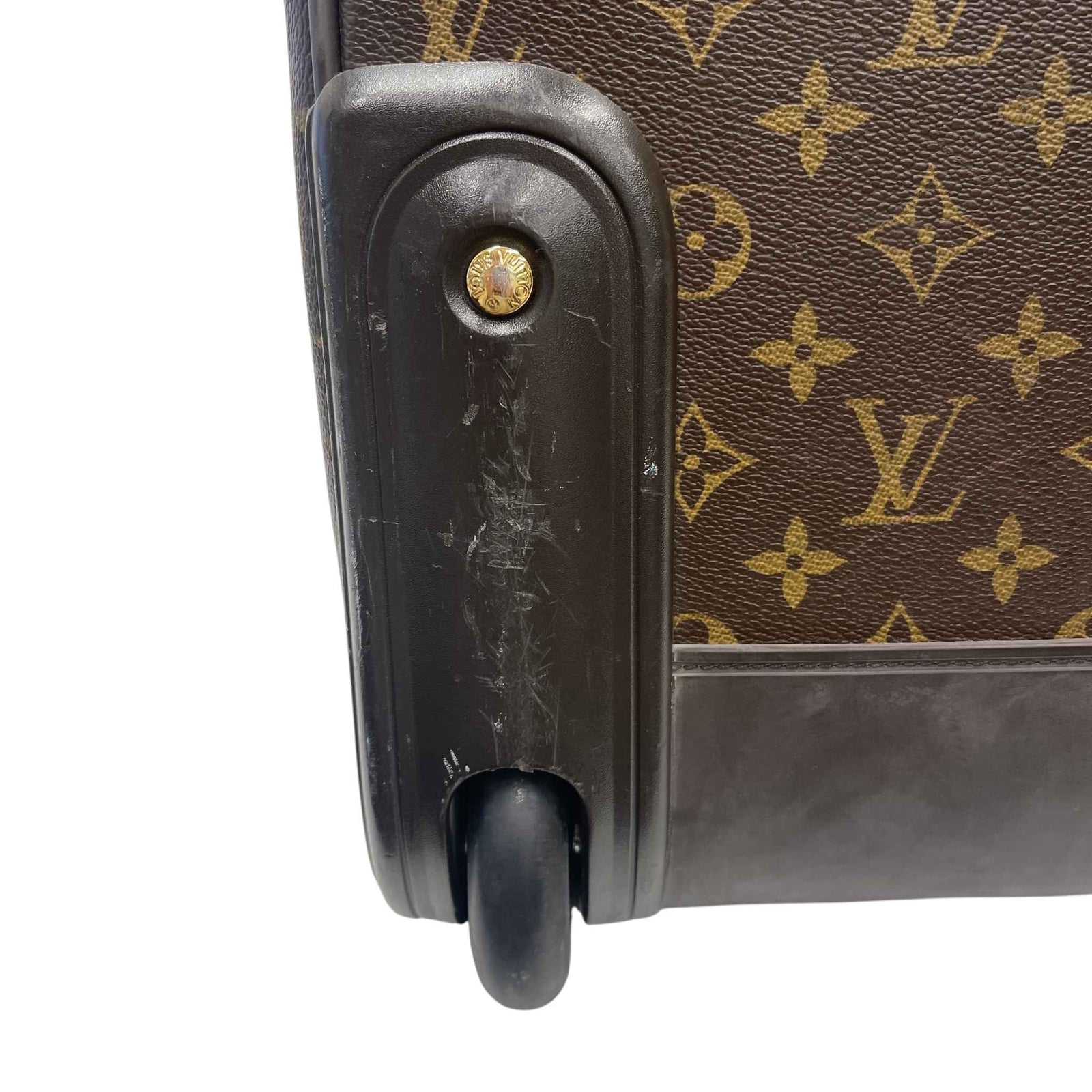 Men's Monogram Eole Rolling Duffle Suitcase Brown - Photo 17