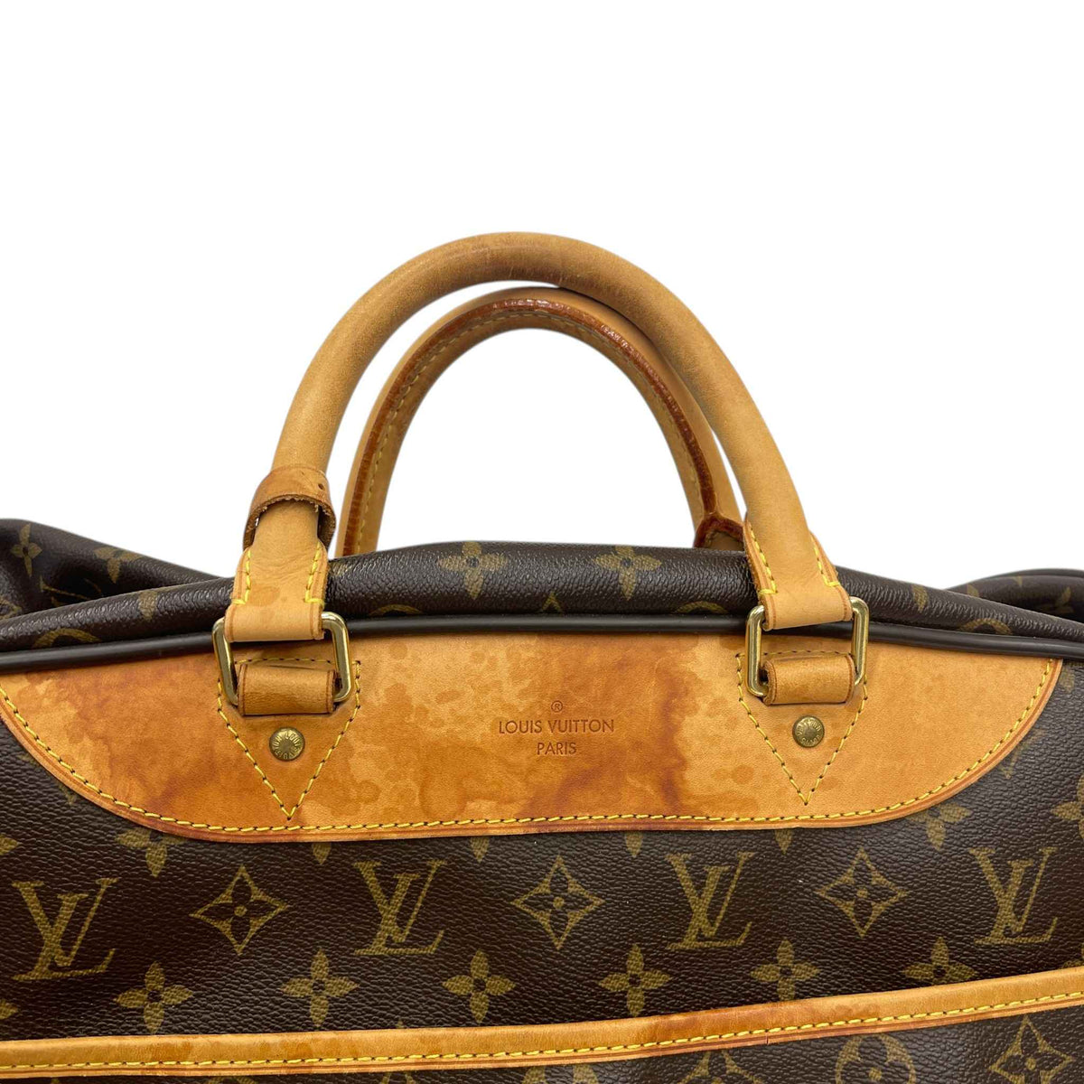Men's Monogram Eole Rolling Duffle Suitcase Brown - Photo 19