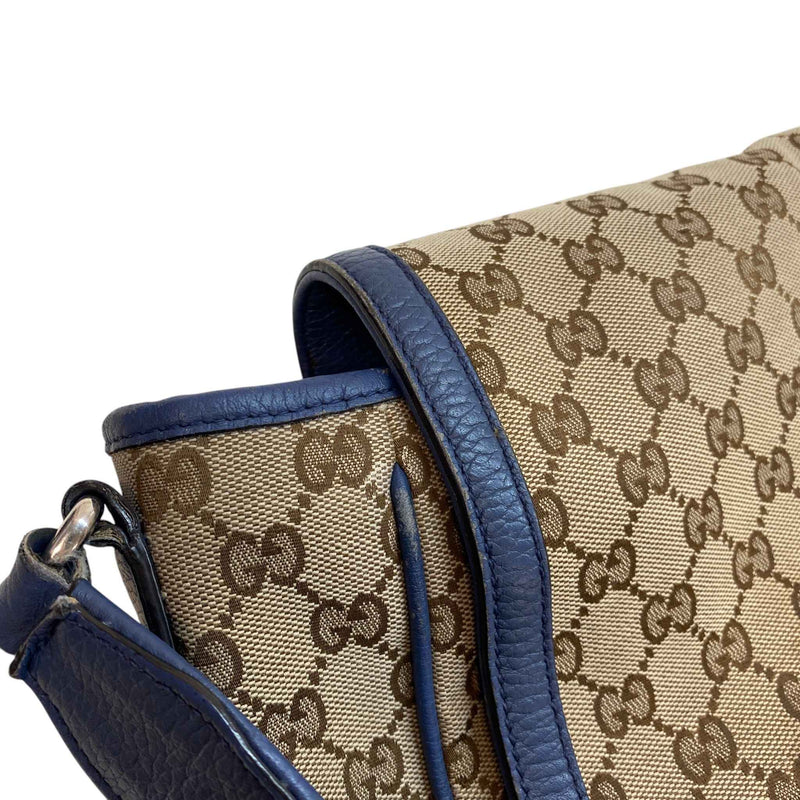 Women's GG Supreme Baby Changing Crossbody Bag Beige