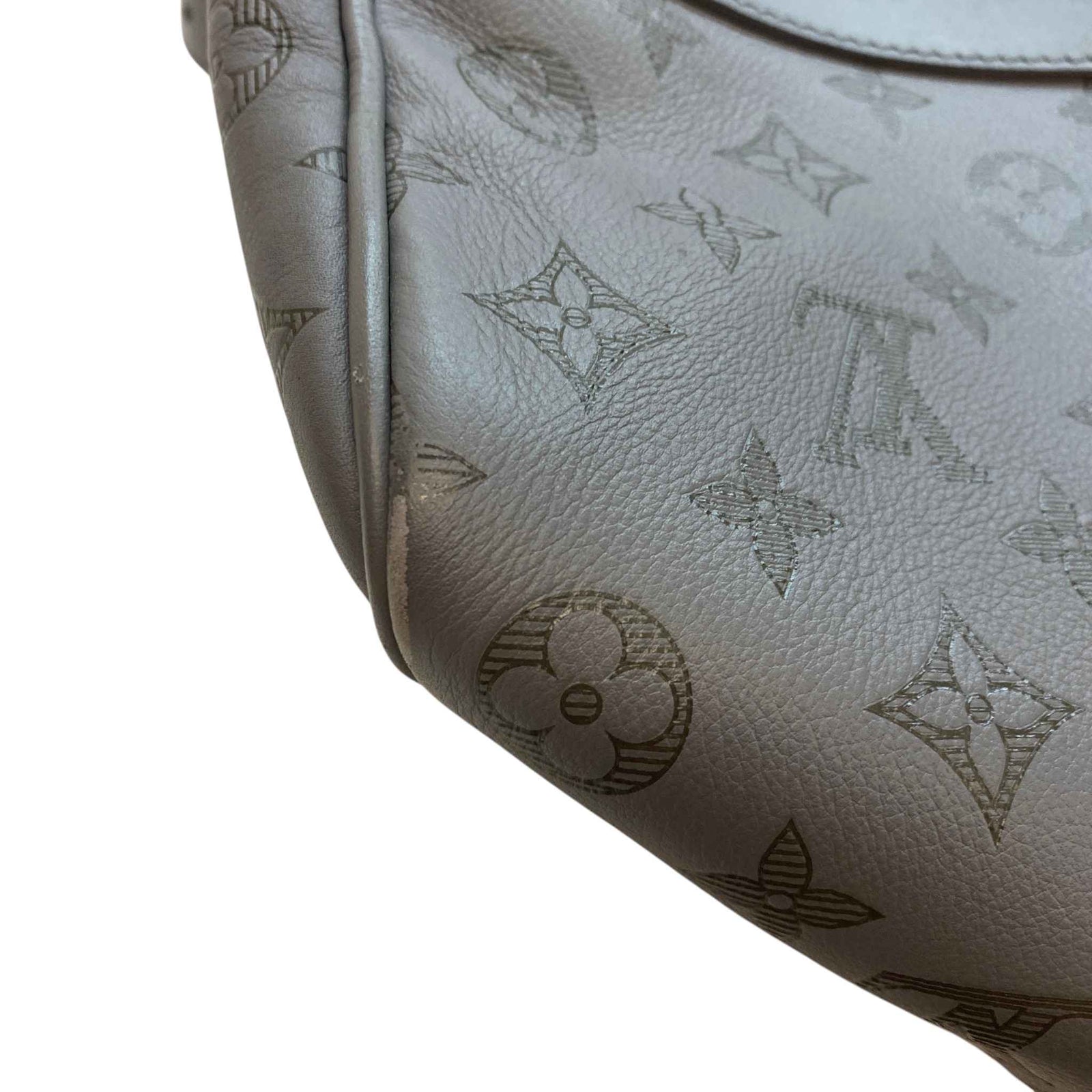 Men's Monogram Shadow Keepall Bandoulière 50 Anthracite Grey Travel Bag Grey - Photo 16