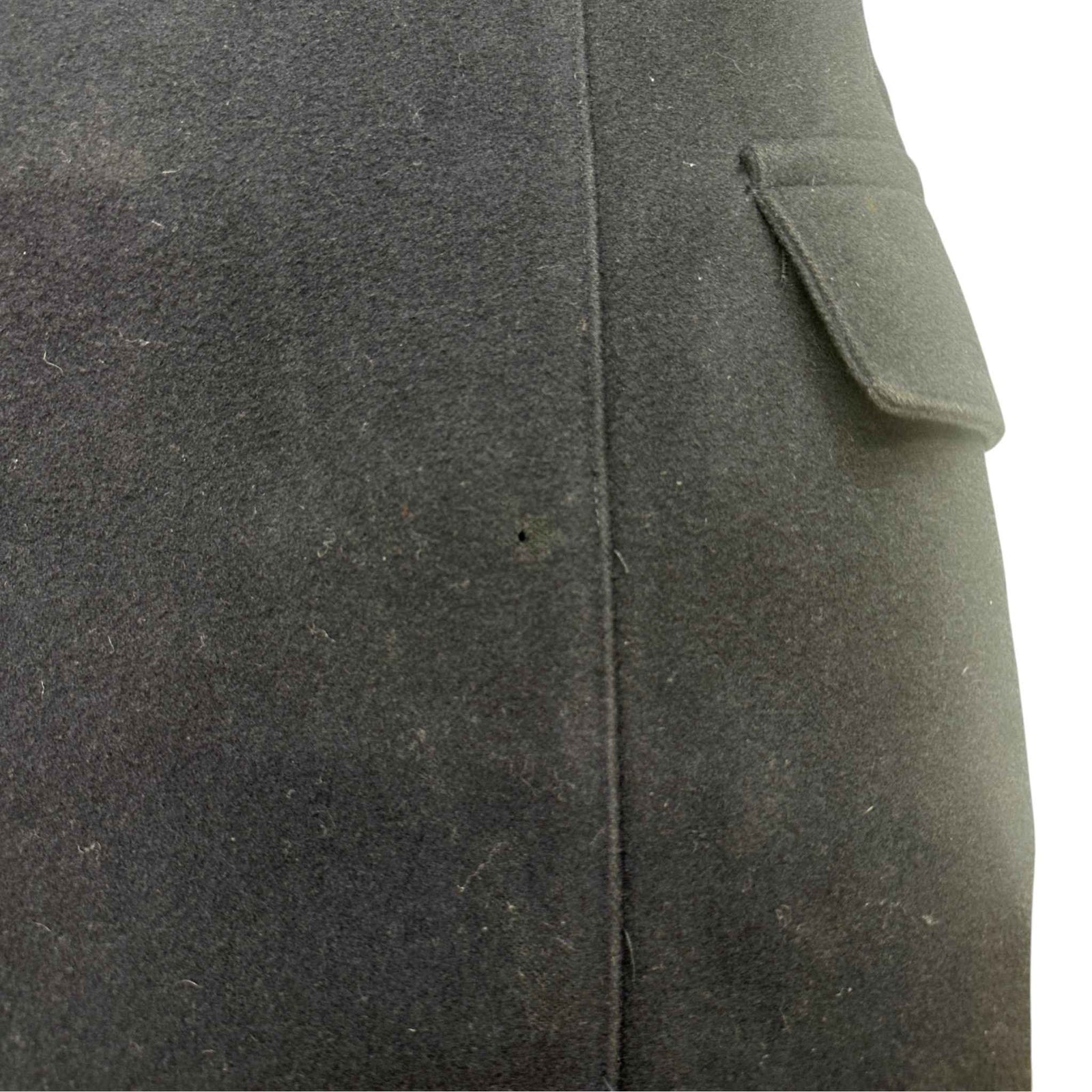 Men's Wool Pea Coat Down Jacket Navy Size M - Photo 10