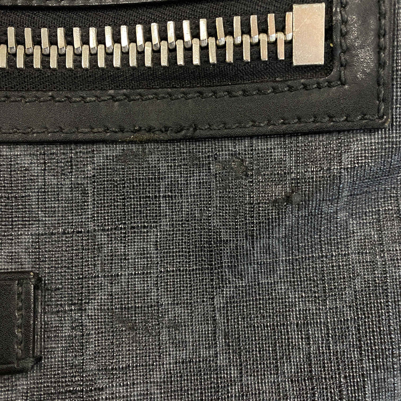 Men's GG Supreme Web Zip Belt Bag Black