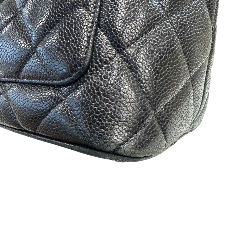 Women's Medallion Tote Handbag Black