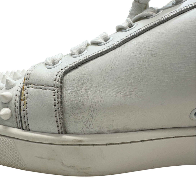 Men's Louis Junior Spikes Flat High Trainers White Size UK 8 / EU 42