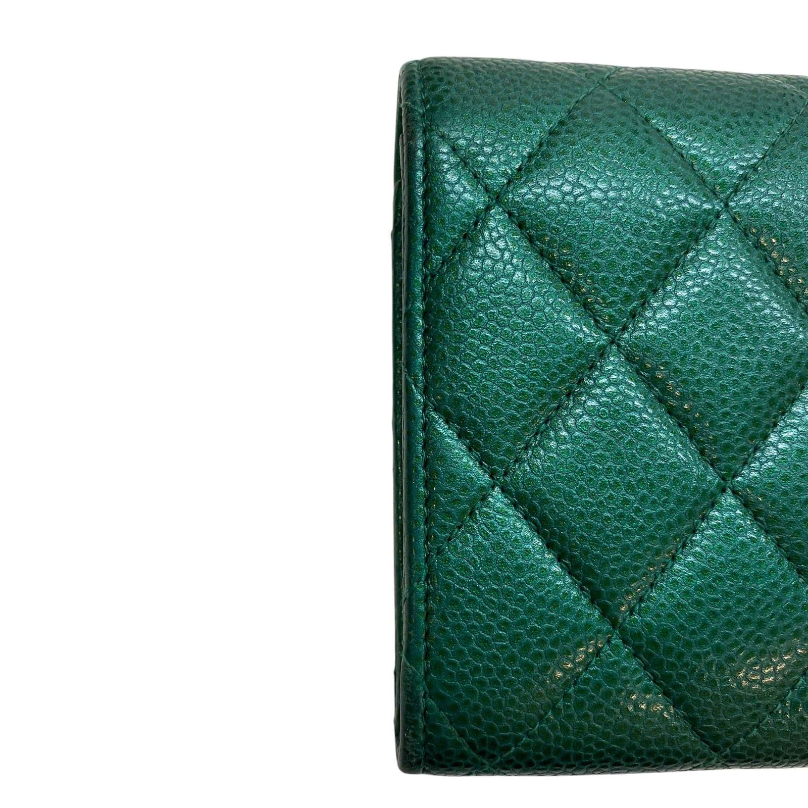 Women's CC 18S Iridescent Emerald Wallet Green - Photo 18