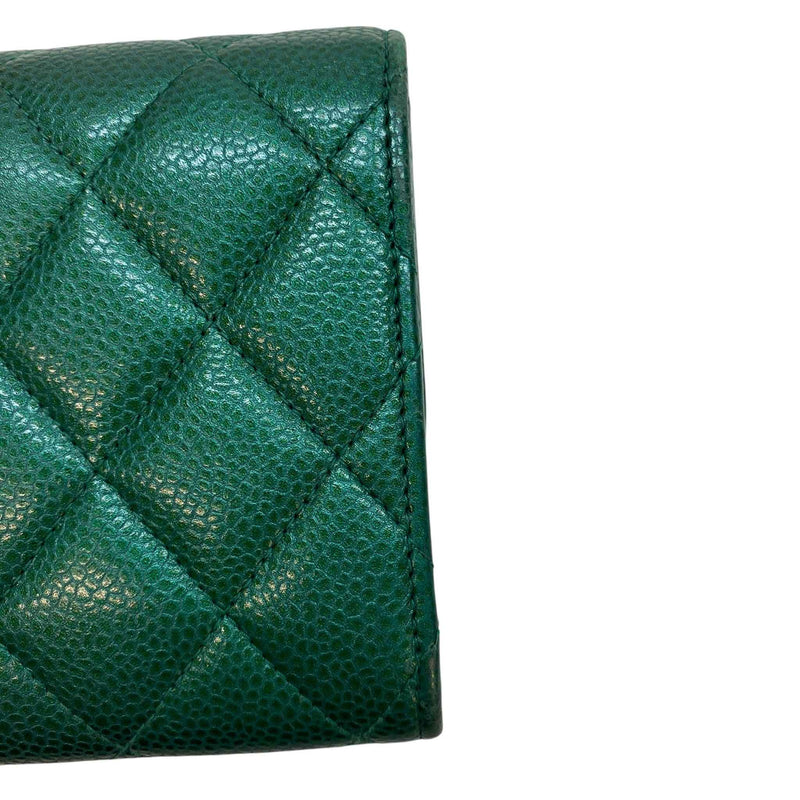 Women's CC 18S Iridescent Emerald Wallet Green