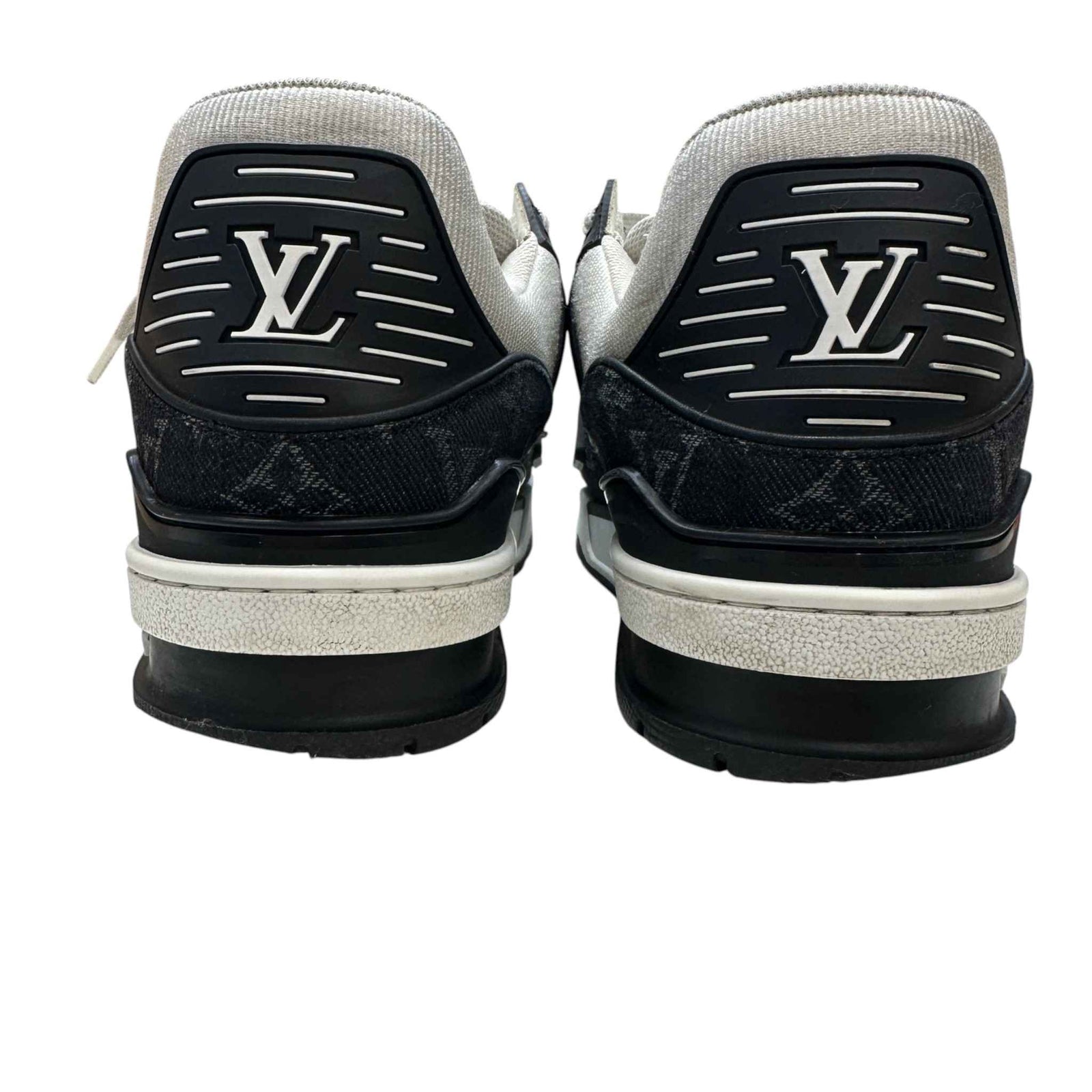 Men's LV Low Trainers Black Size UK 6.5 / EU 40.5 - Photo 12