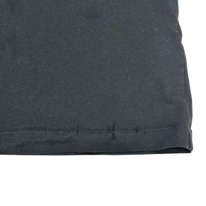 Men's Logo Print T-Shirt Black Size XXL