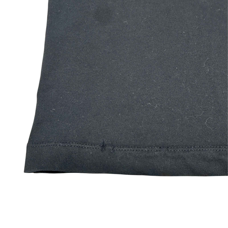 Men's Logo Print T-Shirt Black Size XXL
