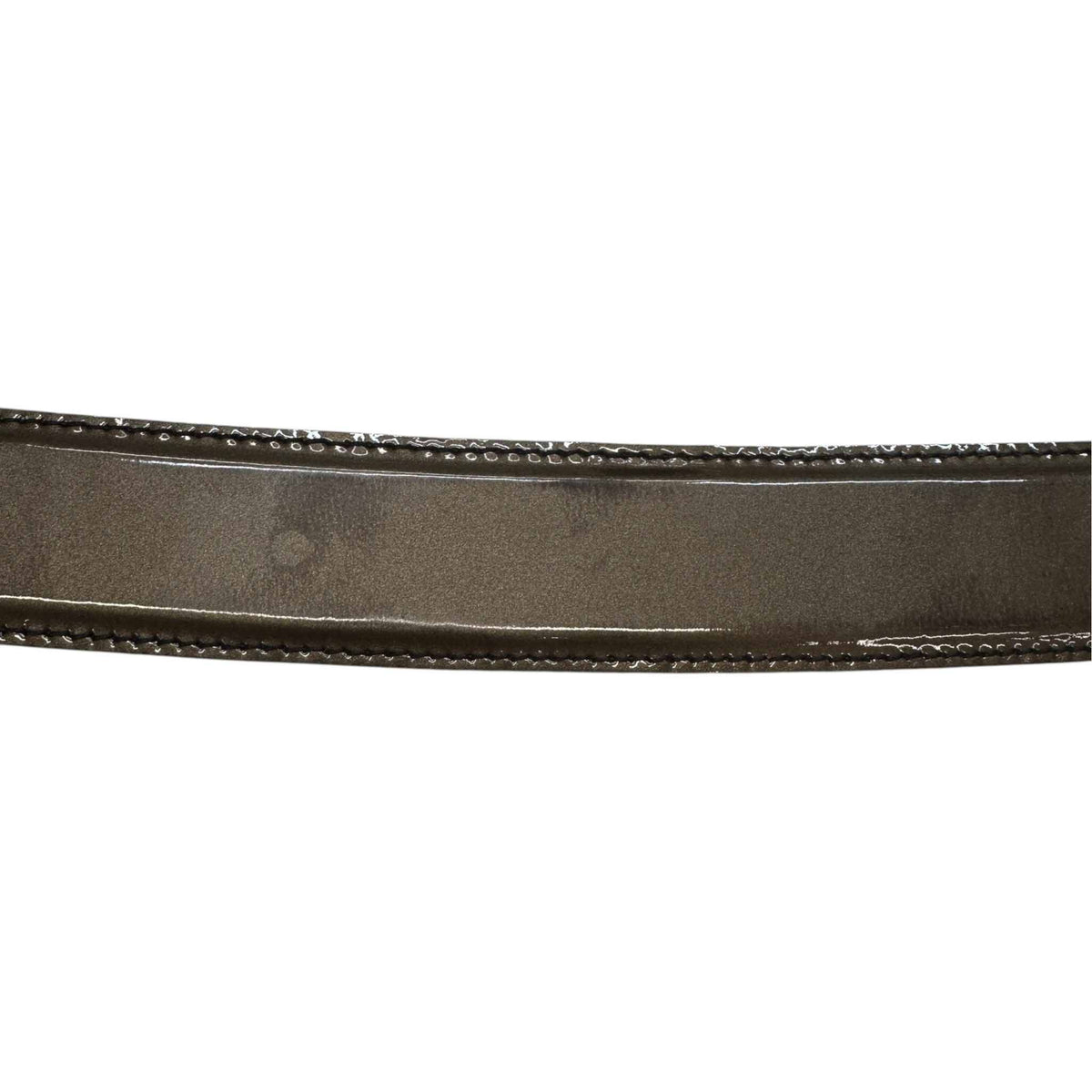 Men's Plaque Logo Belt Black Size 24" - Photo 10