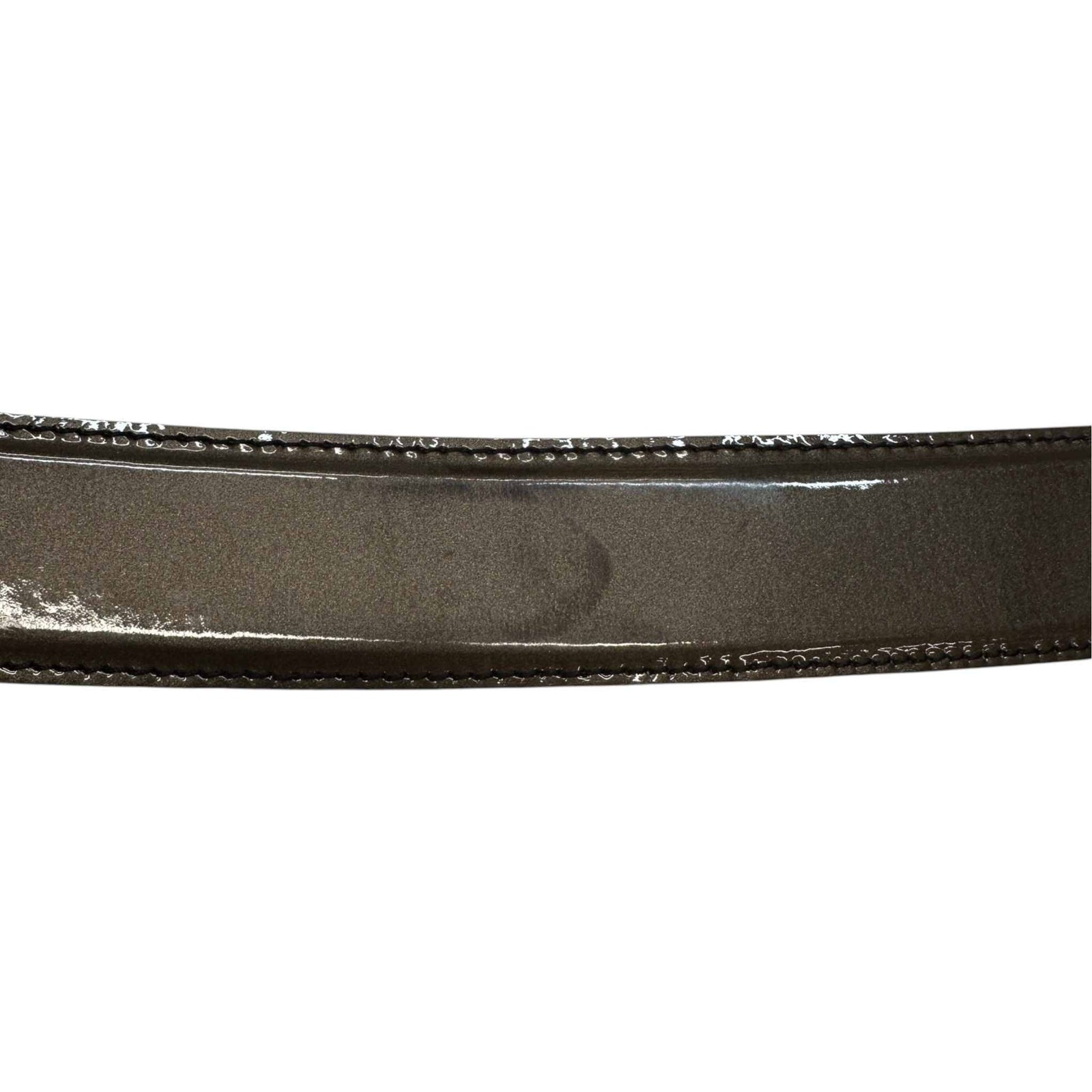 Men's Plaque Logo Belt Black Size 24" - Photo 11