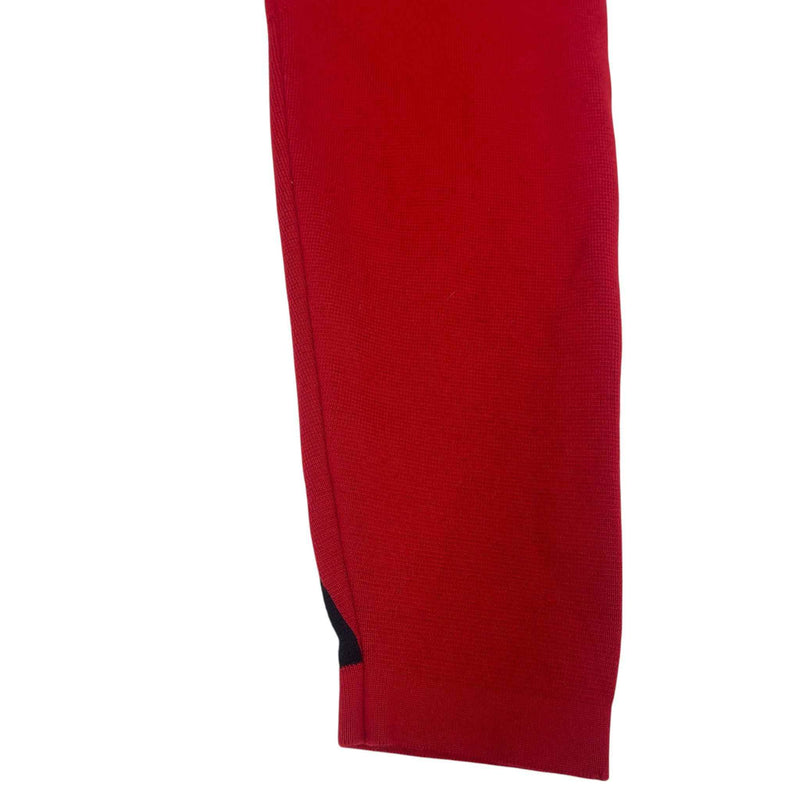 Men's Stormont Quater Zip Merino Sweatshirt Red Size L