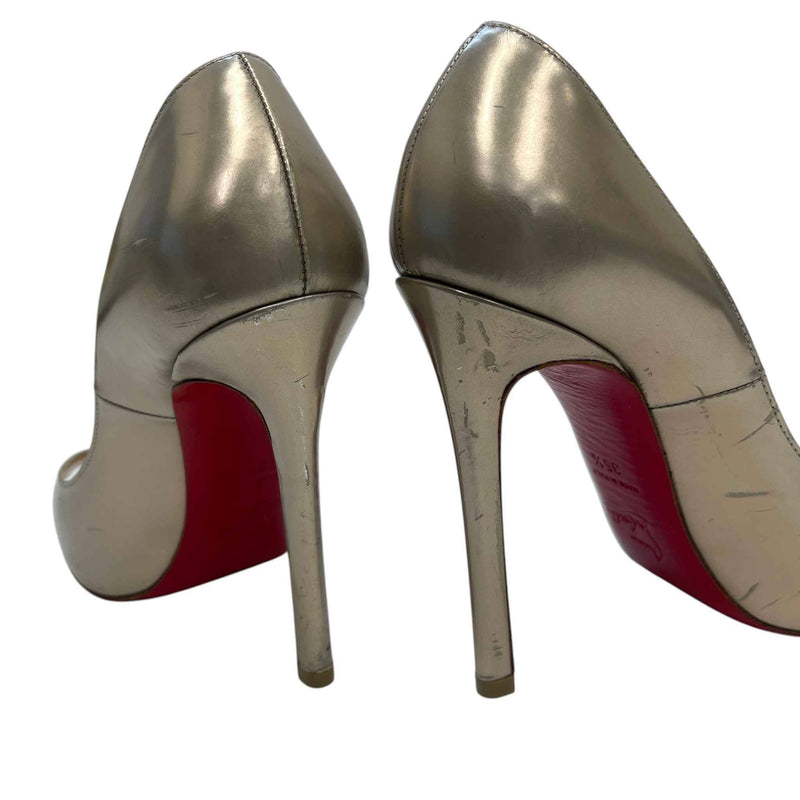 Women's Very Prive Heels Gold Size UK 3.5 / EU 36.5