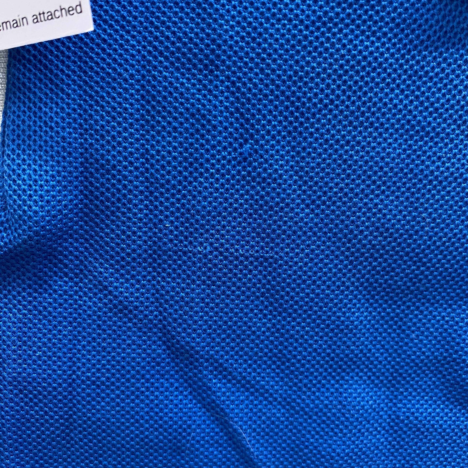 Men's Plaque Logo Polo Shirt Blue Size L - Photo 10