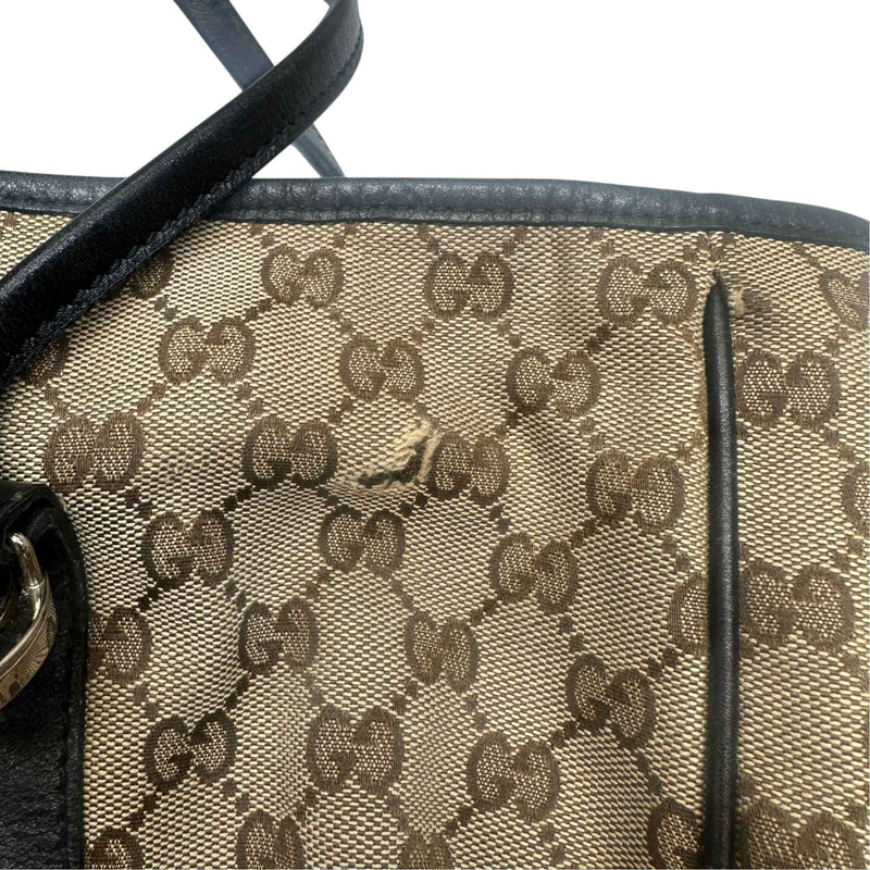 Women's GG Supreme Tote Handbag Beige