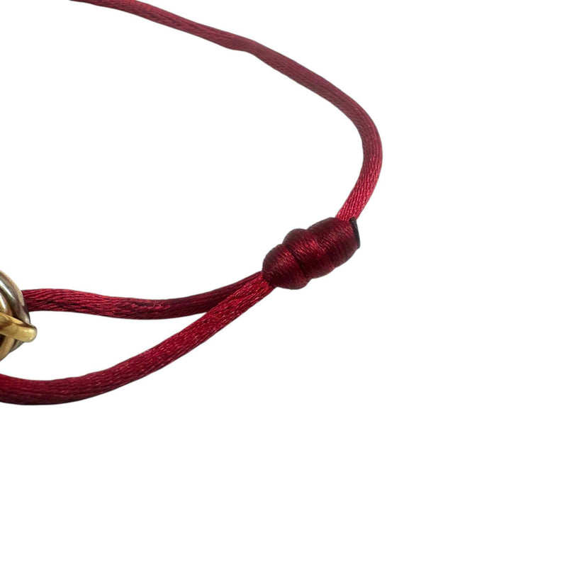 Men's Trinity Cord Bracelet Red