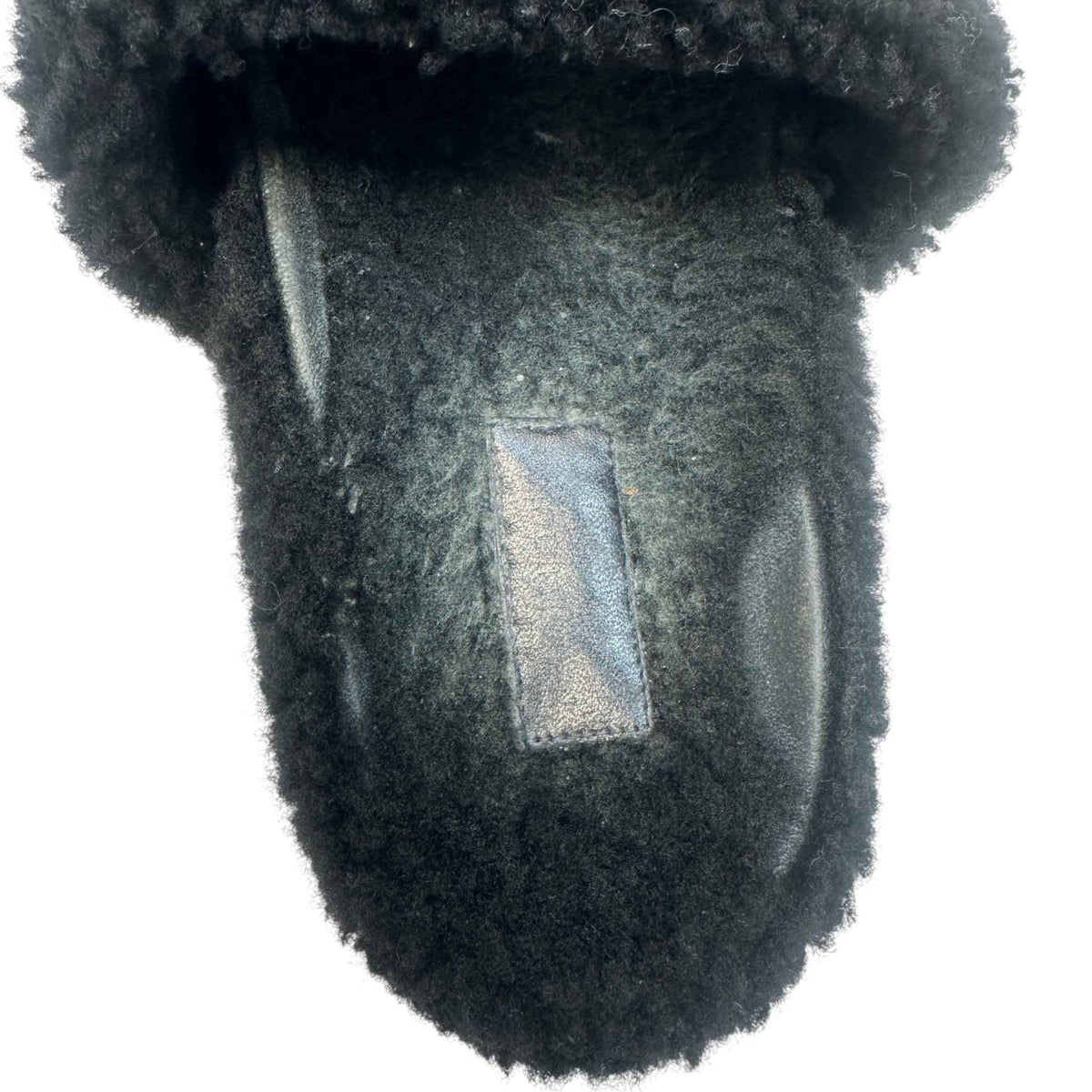 Women's Shearling Paseo Slides Black Size UK 6 / EU 39 - Photo 12