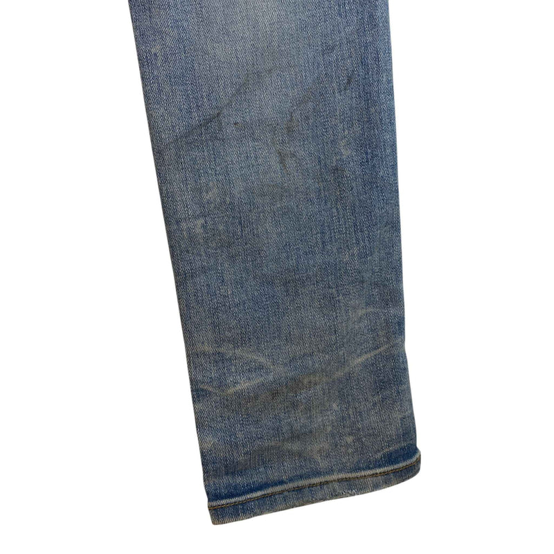 Men's Distressed Jeans Blue Size M / W32