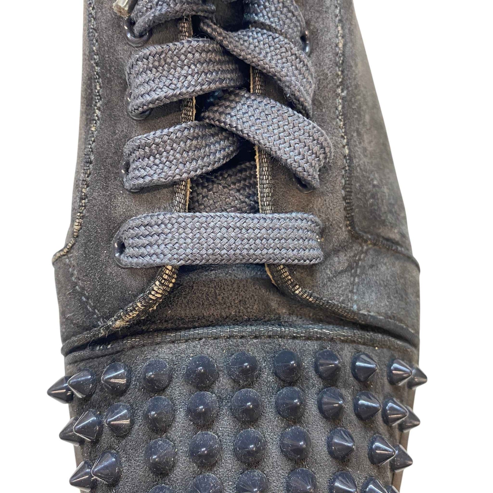Men's Louis Junior Spikes Low Trainers Black Size UK 7 / EU 41 - Photo 13