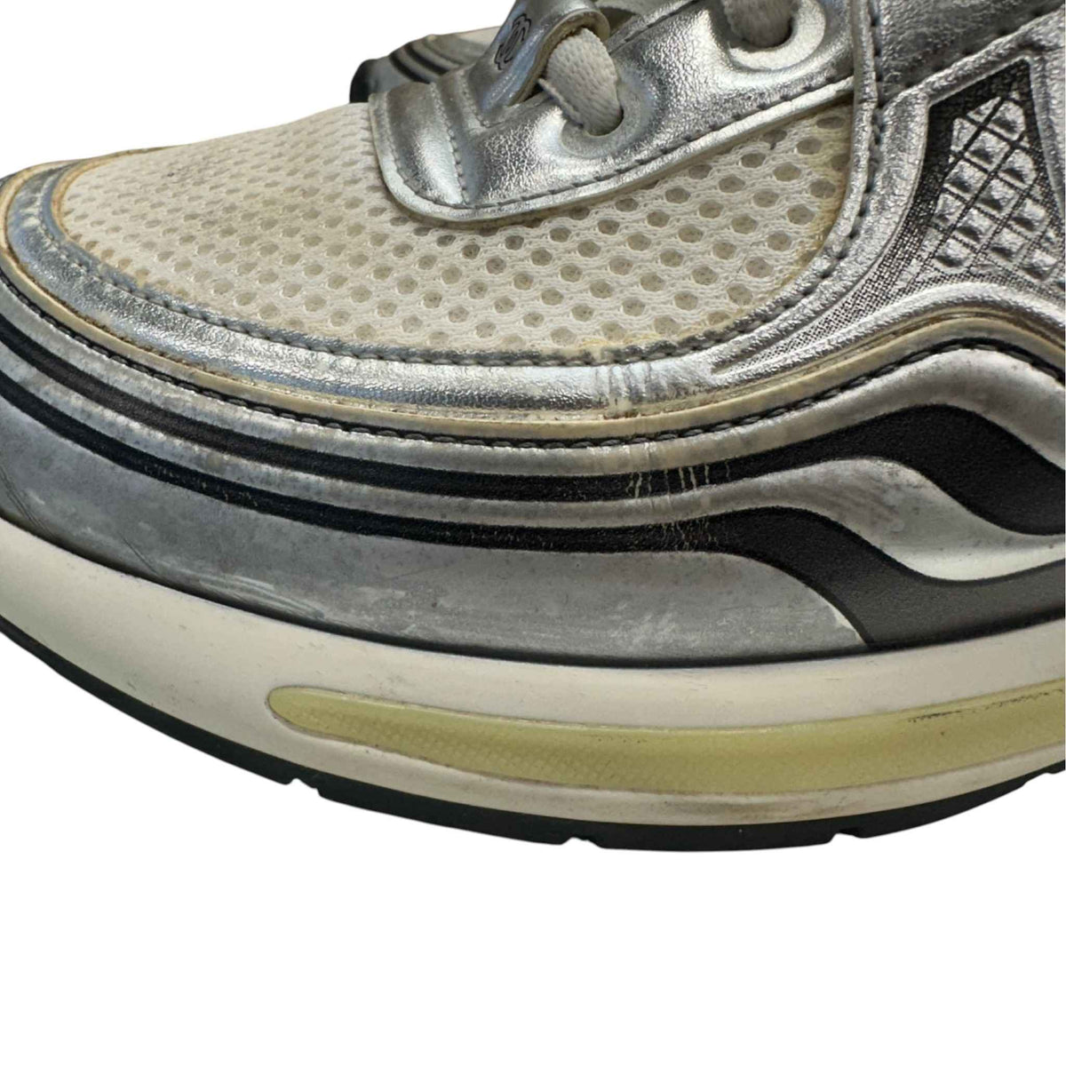 Women's CC Runner Low Trainers Silver Size UK 6.5 / EU 39.5 - Photo 14