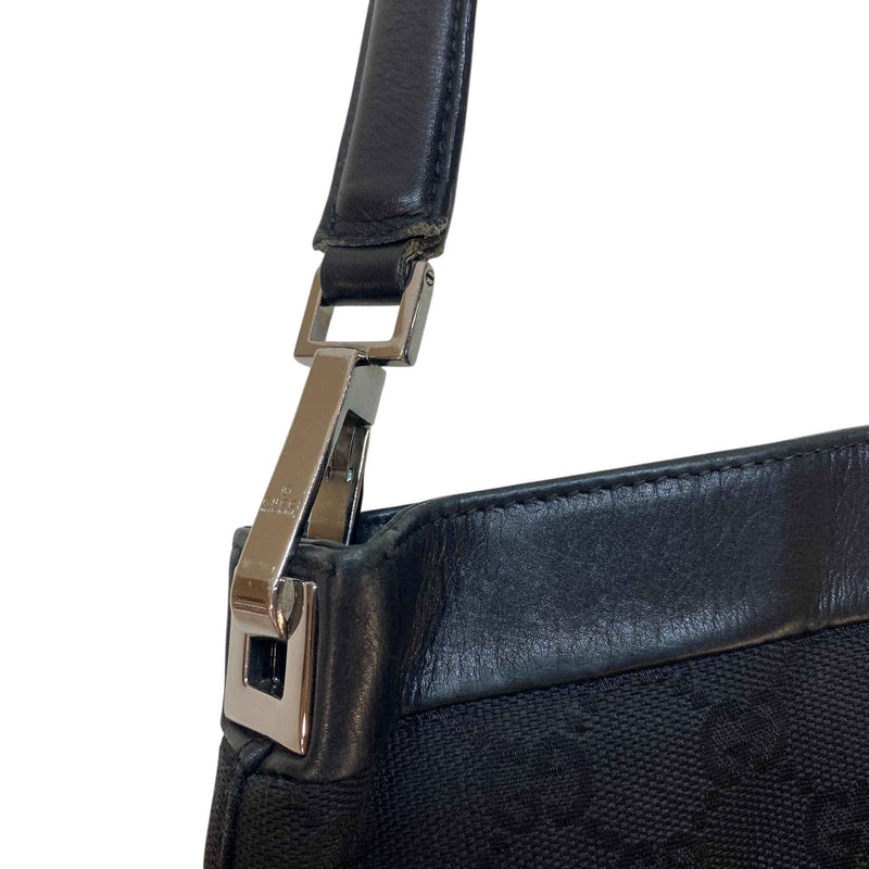 Women's GG Supreme Canvas Tote Handbag Black