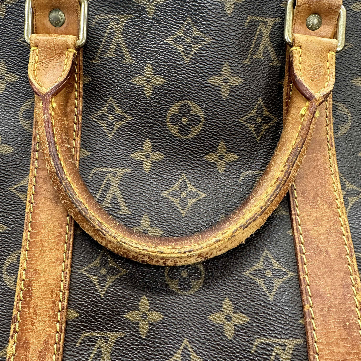 Women's Monogram Keepall 50 Travel Bag Brown - Photo 19