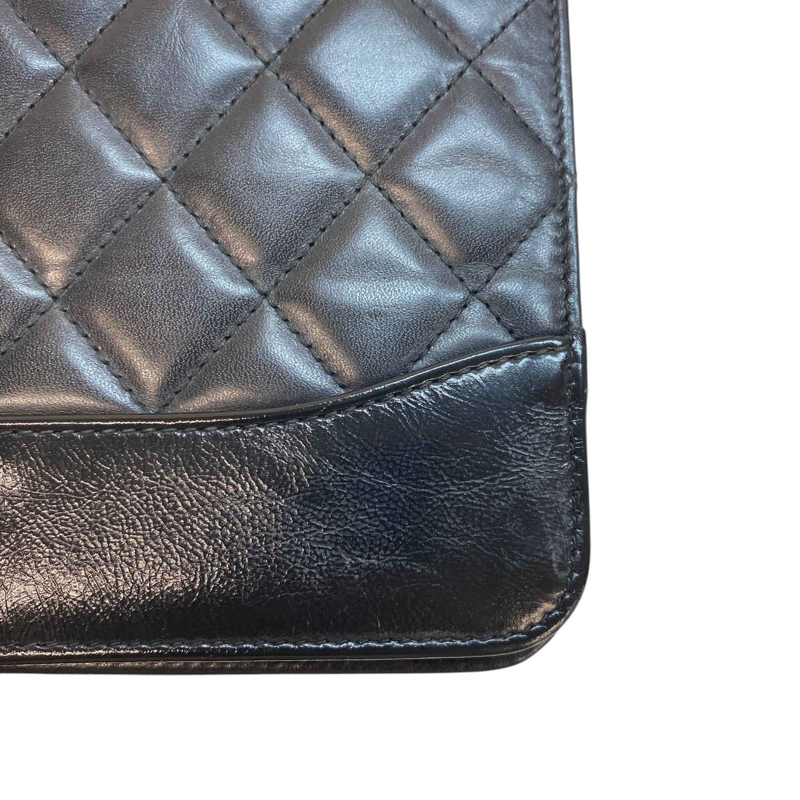 Women's Aged Calfskin Gabrielle WOC Handbag Black - Photo 13