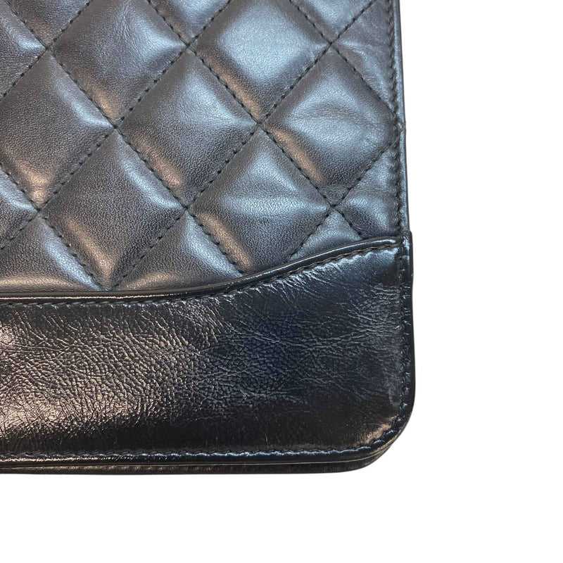 Women's Aged Calfskin Gabrielle WOC Handbag Black