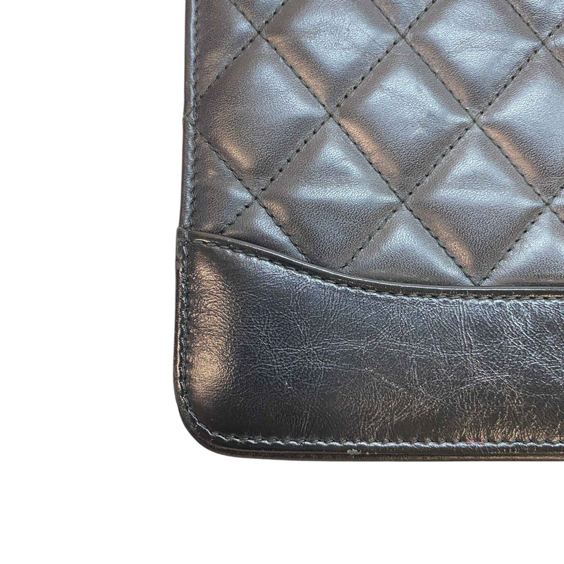 Women's Aged Calfskin Gabrielle WOC Handbag Black